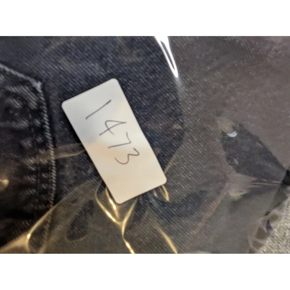 Levi's 501 Jeans Men's 30x32 Black Denim Straight Leg‎ Dark Wash Retro Pants
